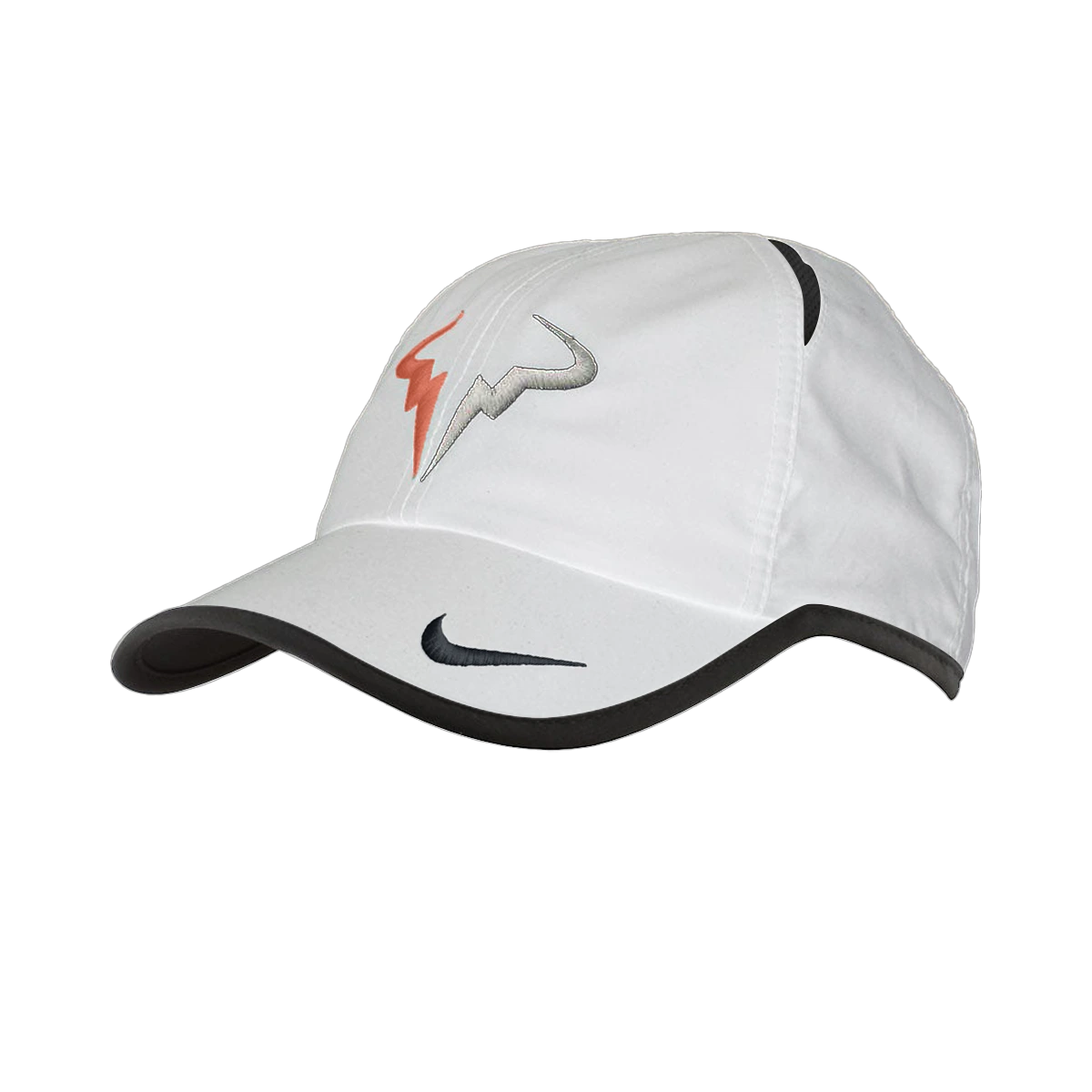 Nike Tournament Youth Vamos Rafa hat in White w/Black/Turf Orange? & Light Base Grey? [693572-101] from the Spring 2014 tennis collection